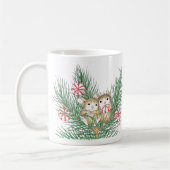 家マウスのDesigns®のマグ コーヒーマグカップ (左)