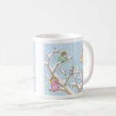 家マウスのDesigns®のマグ コーヒーマグカップ (正面右)