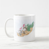 家マウスのDesigns®のマグ コーヒーマグカップ (左)