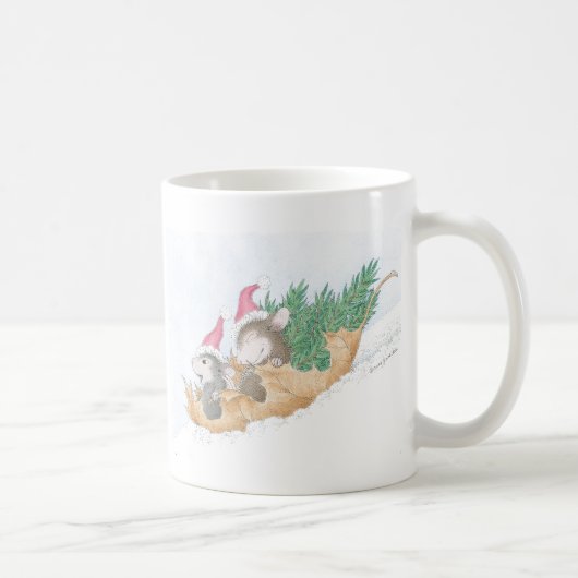 家マウスのDesigns®のマグ コーヒーマグカップ (右)