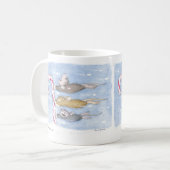 家マウスのDesigns®のマグ コーヒーマグカップ (正面左)