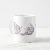 家マウスのDesigns®のマグ コーヒーマグカップ (正面左)