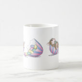 家マウスのDesigns®のマグ コーヒーマグカップ (中央)