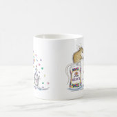 家マウスのDesigns®のマグ コーヒーマグカップ (中央)