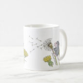 家マウスのDesigns®のマグ コーヒーマグカップ (正面右)