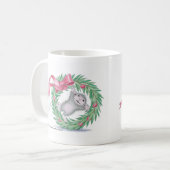 家マウスのDesigns®のマグ コーヒーマグカップ (正面左)