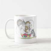 家マウスのDesigns®のマグ コーヒーマグカップ (左)