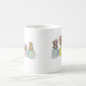 家マウスのDesigns®のマグ コーヒーマグカップ (中央)