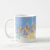 家マウスのDesigns®のマグ コーヒーマグカップ (左)