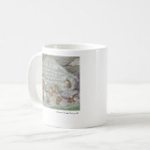 家マウスのDesigns®のマグ コーヒーマグカップ (正面左)