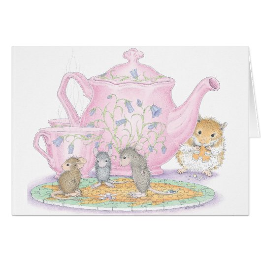 家マウスのDesigns®カード (正面横)