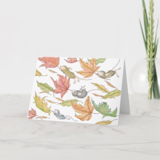 家マウスのDesigns®カード カード (正面)