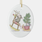 家マウスDesigns® -オーナメント セラミックオーナメント (右)