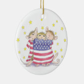 家マウスDesigns® -オーナメント セラミックオーナメント (右)