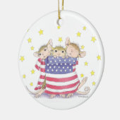 家マウスDesigns® -オーナメント セラミックオーナメント (左)