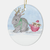 家マウスDesigns® -オーナメント セラミックオーナメント (左)