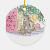 家マウスDesigns® -オーナメント セラミックオーナメント (裏面)