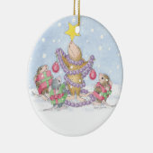 家マウスDesigns® -オーナメント セラミックオーナメント (右)