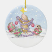 家マウスDesigns® -オーナメント セラミックオーナメント (裏面)
