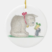 家マウスDesigns® -オーナメント セラミックオーナメント (裏面)