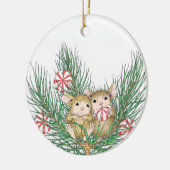 家マウスDesigns® -オーナメント セラミックオーナメント (左)