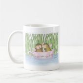 家マウスDesigns® - コーヒーマグカップ (左)