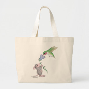 家マウスDesigns® -ジャンボトート ラージトートバッグ