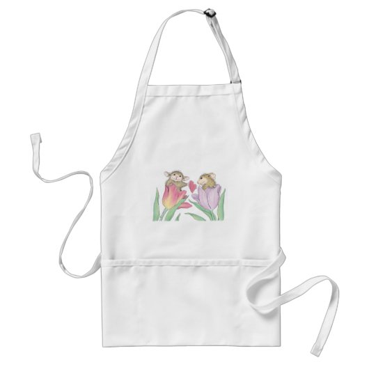 家マウスDesigns® - スタンダードエプロン (正面)