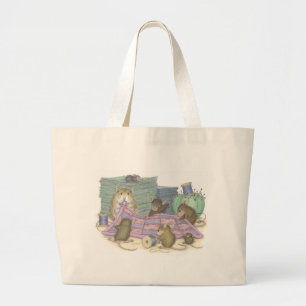 家マウスDesigns® -トートバック ラージトートバッグ