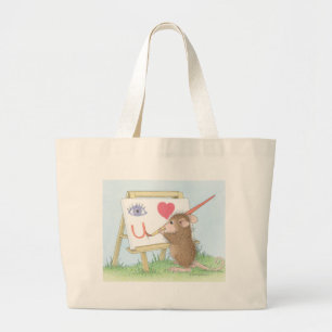 家マウスDesigns® -トートバック ラージトートバッグ
