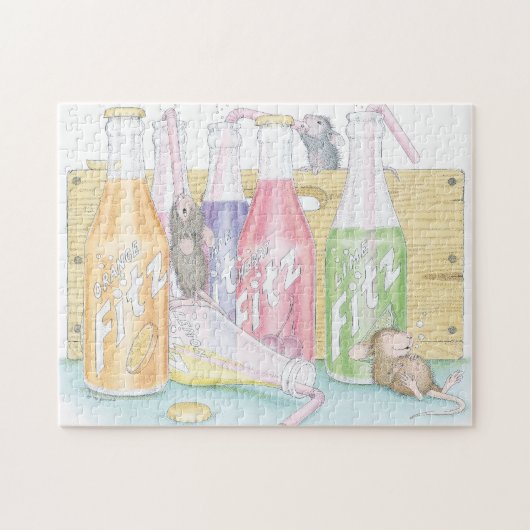 家マウスDesigns® -パズル ジグソーパズル (横)