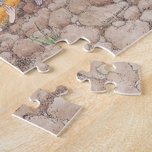 家マウスDesigns® -パズル ジグソーパズル (側面)