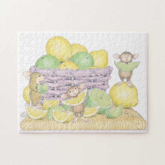 家マウスDesigns® -パズル ジグソーパズル (横)