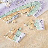 家マウスDesigns® -パズル ジグソーパズル (側面)