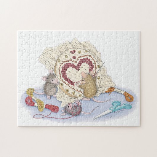 家マウスDesigns® -パズル ジグソーパズル (横)