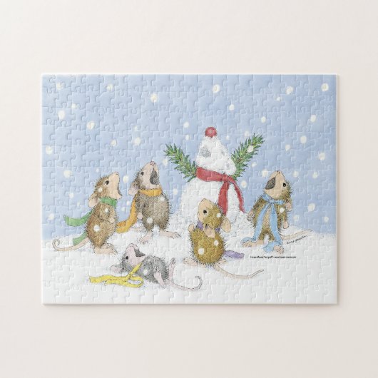 家マウスDesigns® -パズル ジグソーパズル (横)