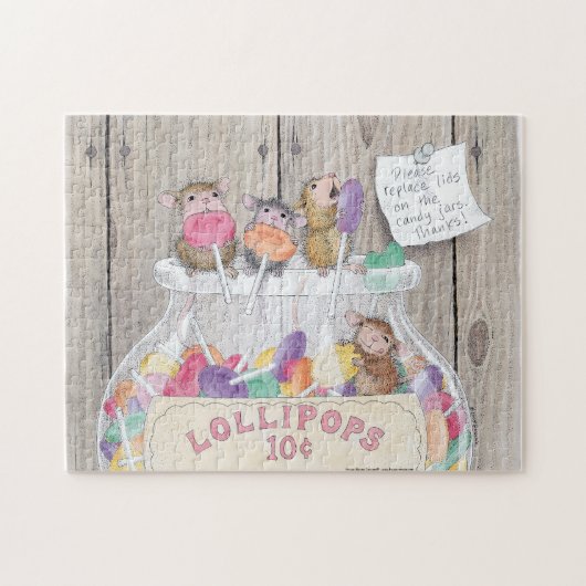 家マウスDesigns® -パズル ジグソーパズル (横)