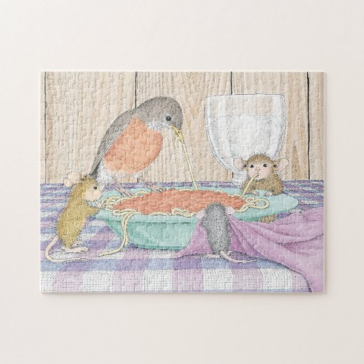 家マウスDesigns® -パズル ジグソーパズル (横)