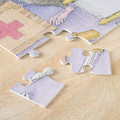 家マウスDesigns® -パズル ジグソーパズル (側面)