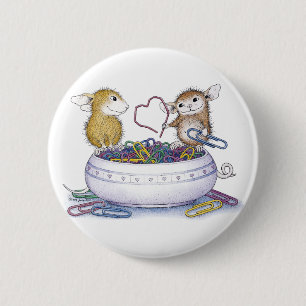 家マウスDesigns® -ピン 缶バッジ