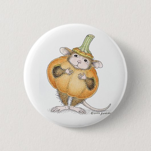 家マウスDesigns® -ピン 缶バッジ (正面)