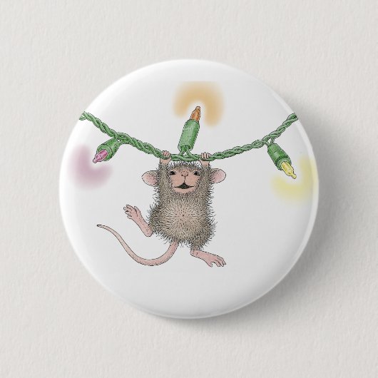 家マウスDesigns® -ピン 缶バッジ (正面)