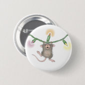 家マウスDesigns® -ピン 缶バッジ (正面&裏面)