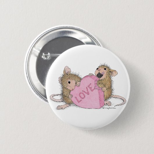 家マウスDesigns® -ピン 缶バッジ (正面&裏面)