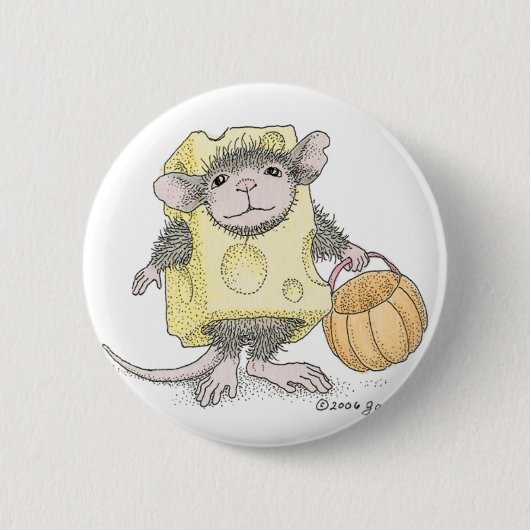 家マウスDesigns® -ピン 缶バッジ (正面)
