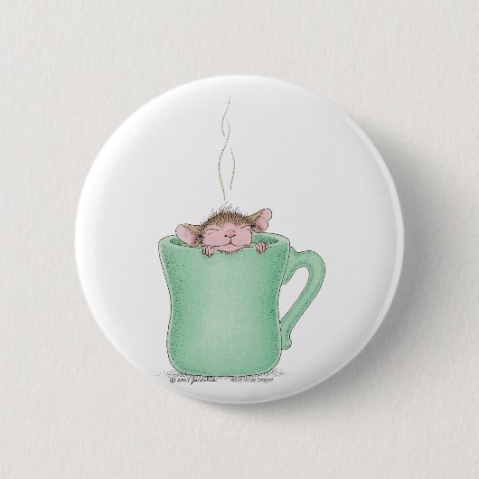 家マウスDesigns® -ピン 缶バッジ (正面)