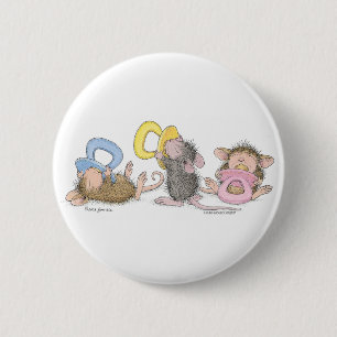 家マウスDesigns® -ピン 缶バッジ