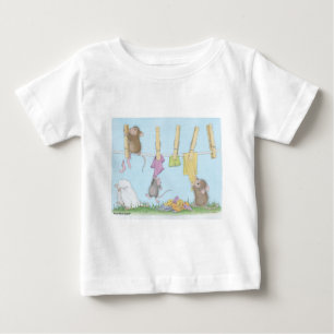 家マウスDesigns® ベビーTシャツ