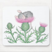 家マウスDesigns® - マウスパッド (正面)