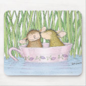 家マウスDesigns® - マウスパッド (正面)